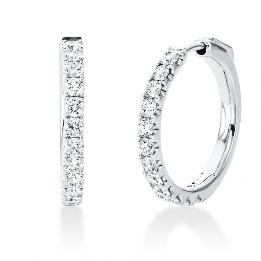 Whitegold Diamond Earrings