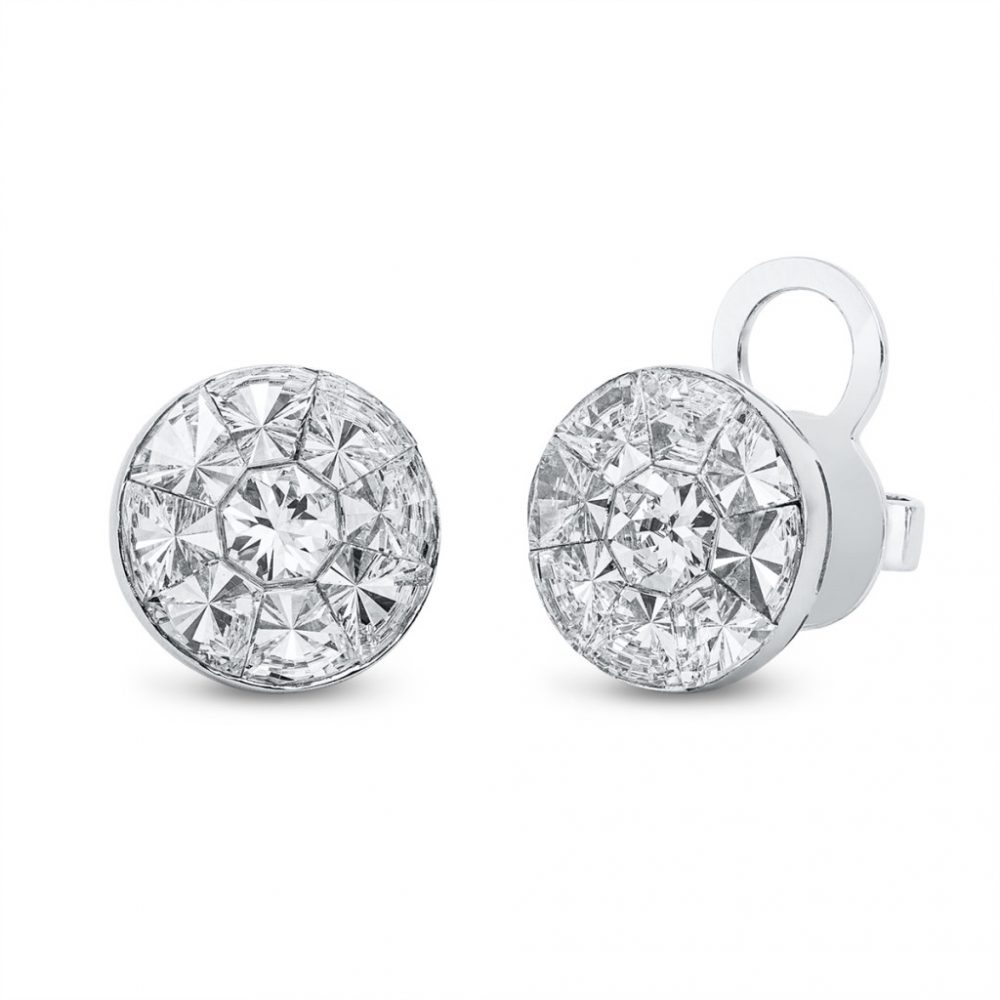 Whitegold Diamond Earrings