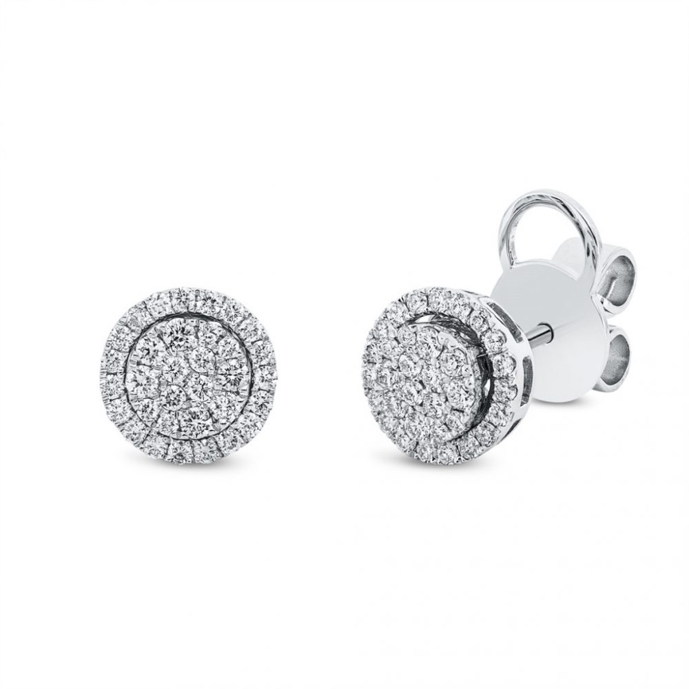 Whitegold Diamond Earrings