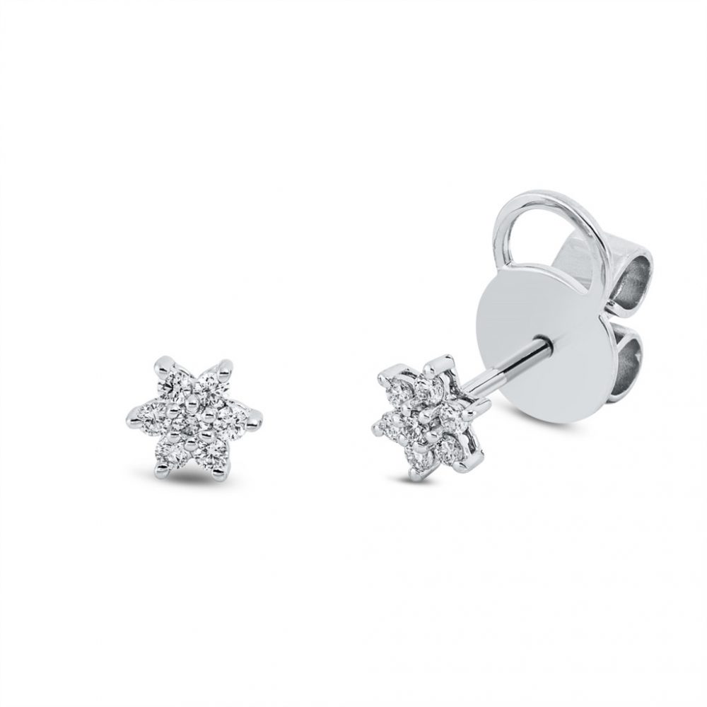 Whitegold Diamond Earrings