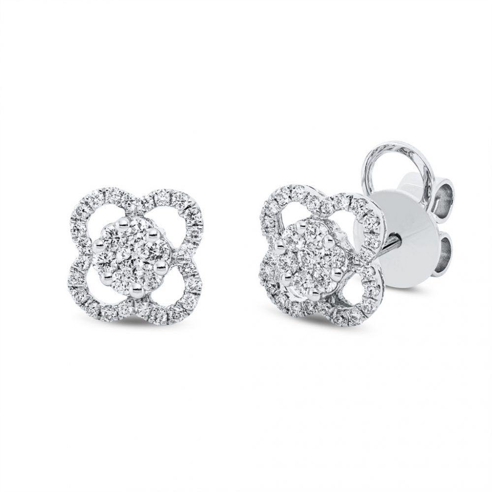 Whitegold Diamond Earrings