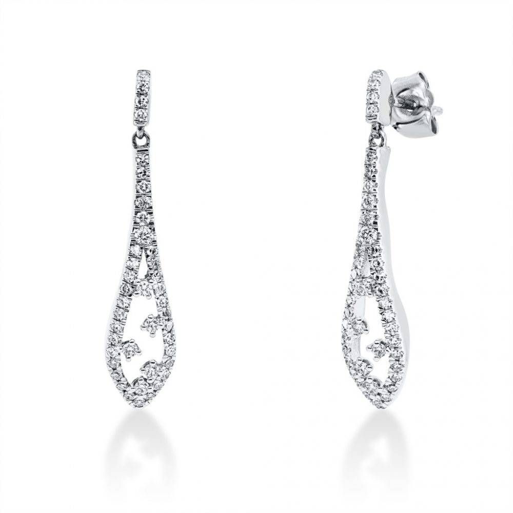 Whitegold Diamond Earrings