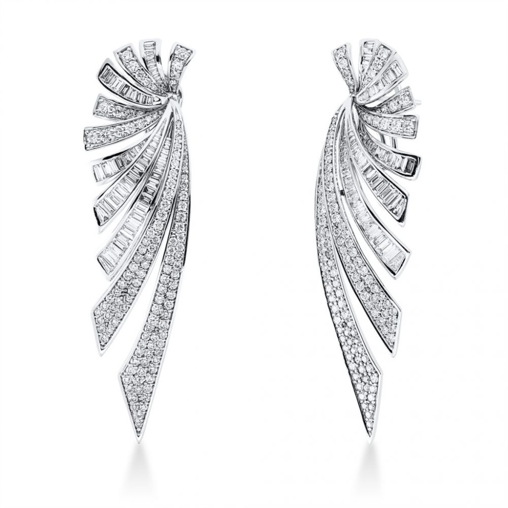 Whitegold Diamond Earrings