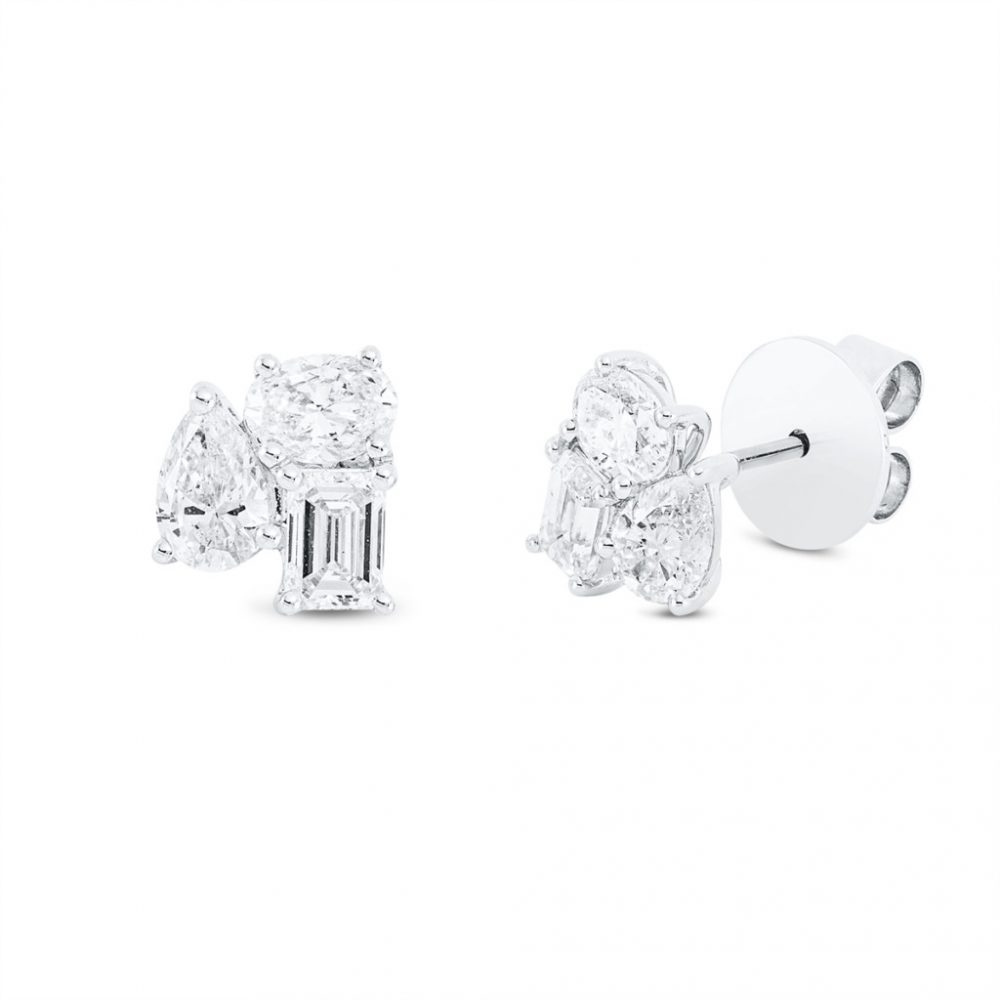 Whitegold Diamond Earrings