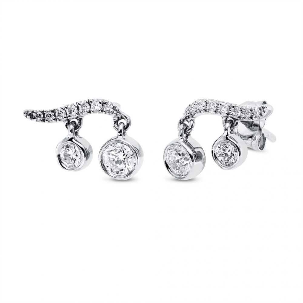 Whitegold Diamond Earrings