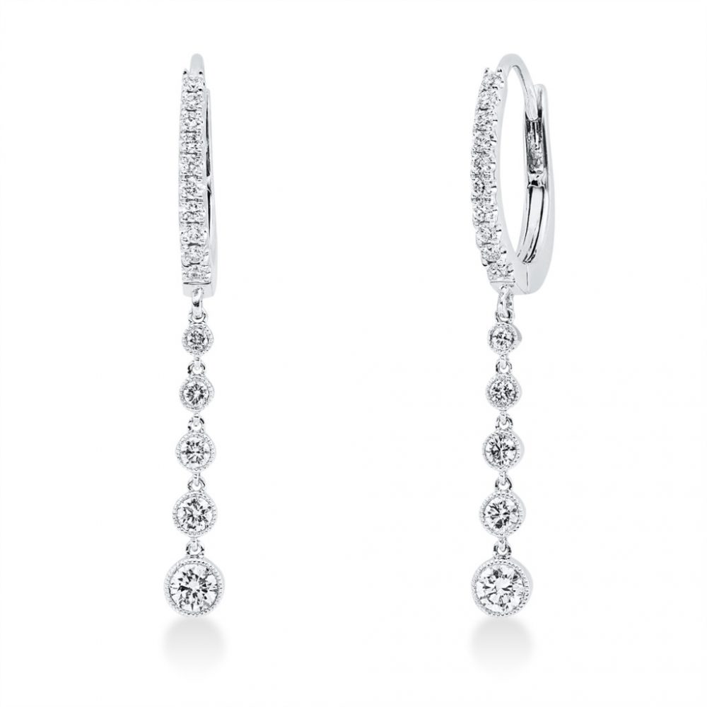 Whitegold Diamond Earrings