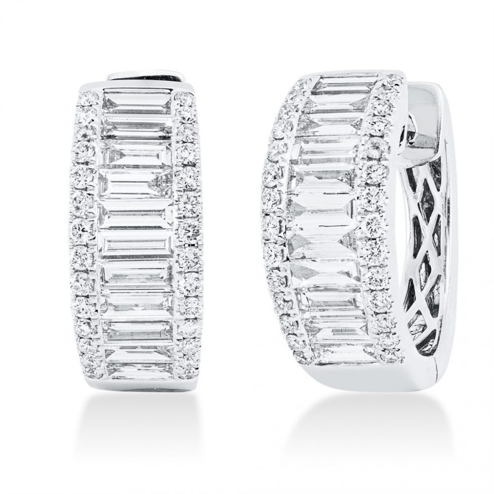 Whitegold Diamond Earrings