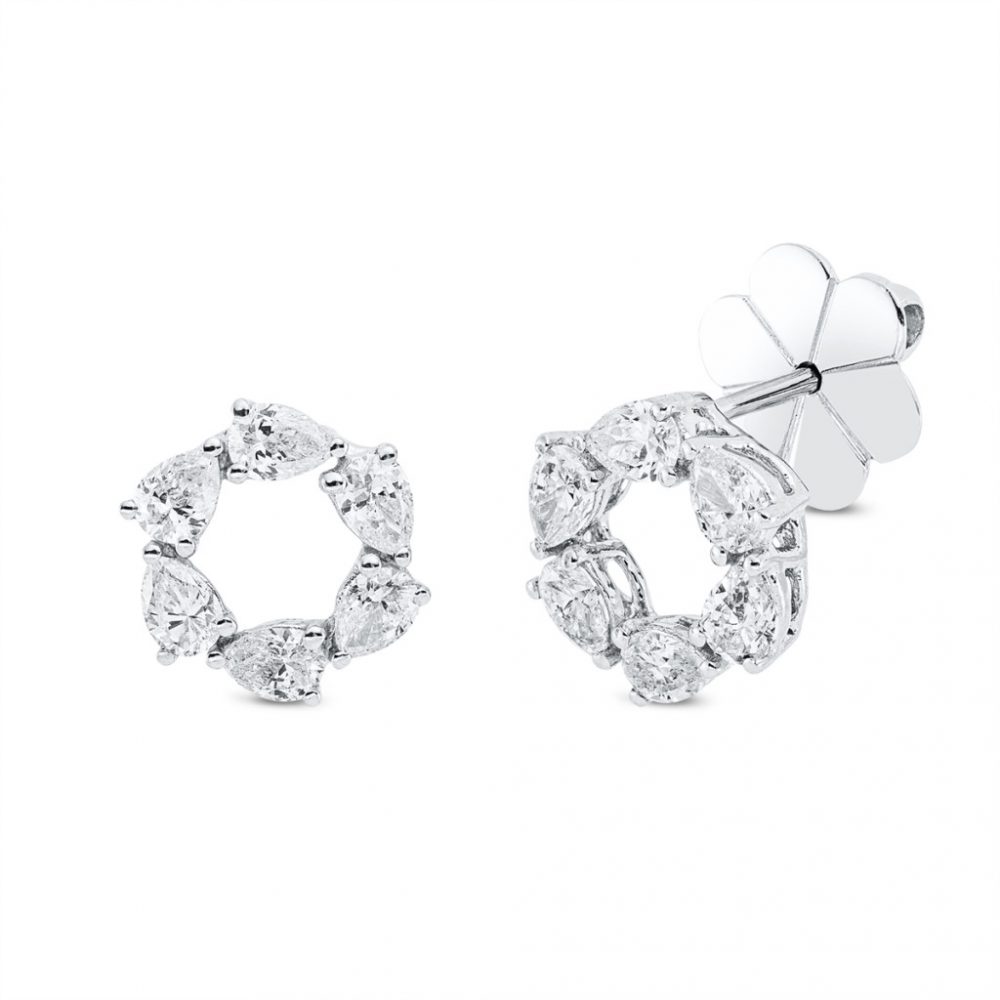 Whitegold Diamond Earrings