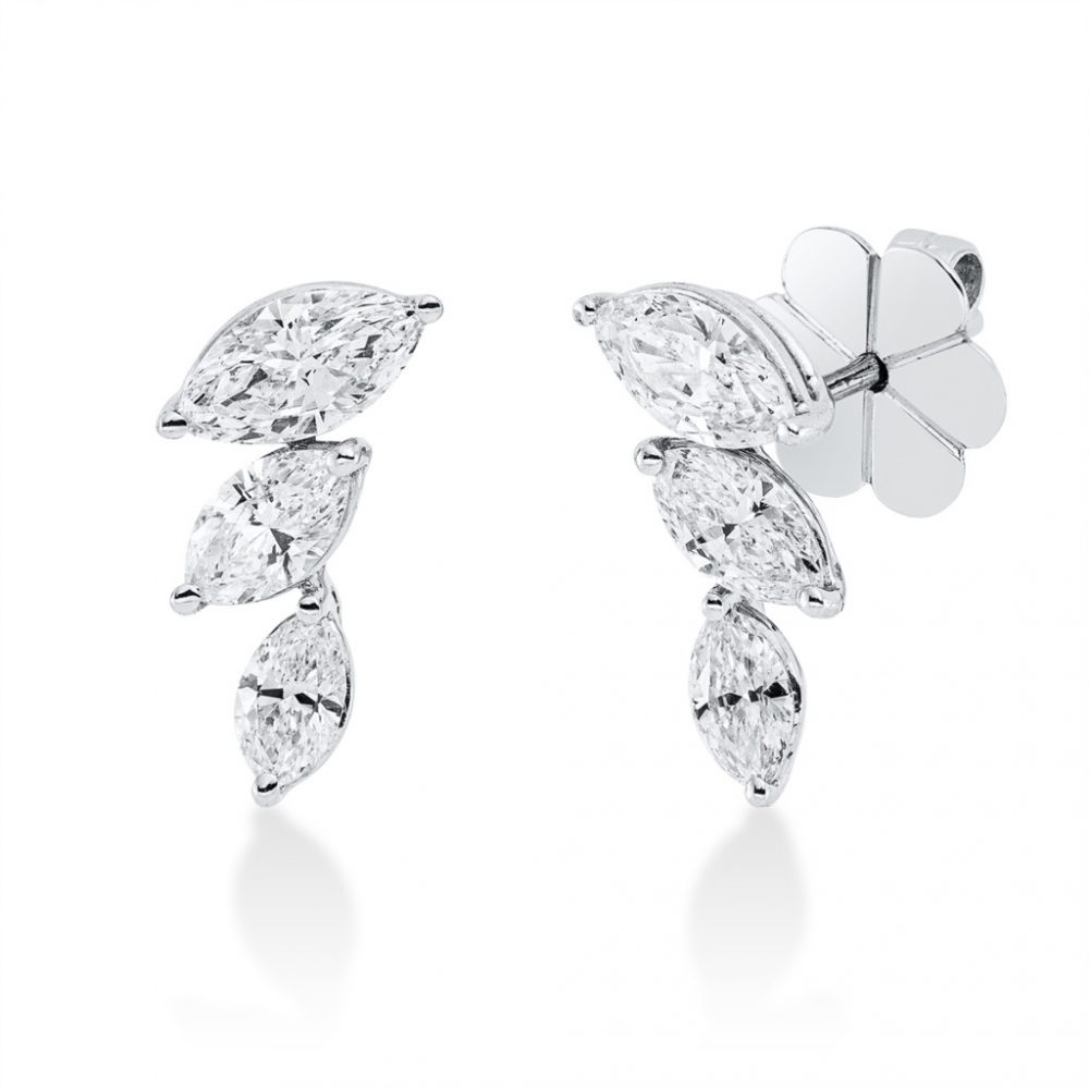 Whitegold Diamond Earrings