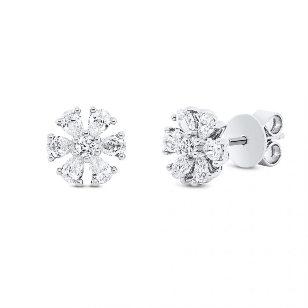 Whitegold Diamond Earrings