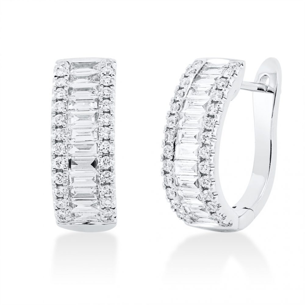 Whitegold Diamond Earrings