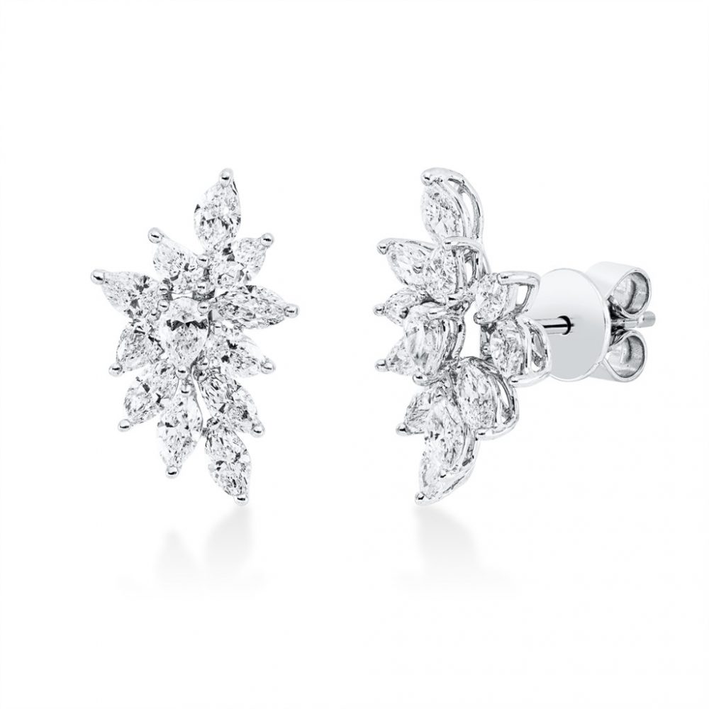 Whitegold Diamond Earrings