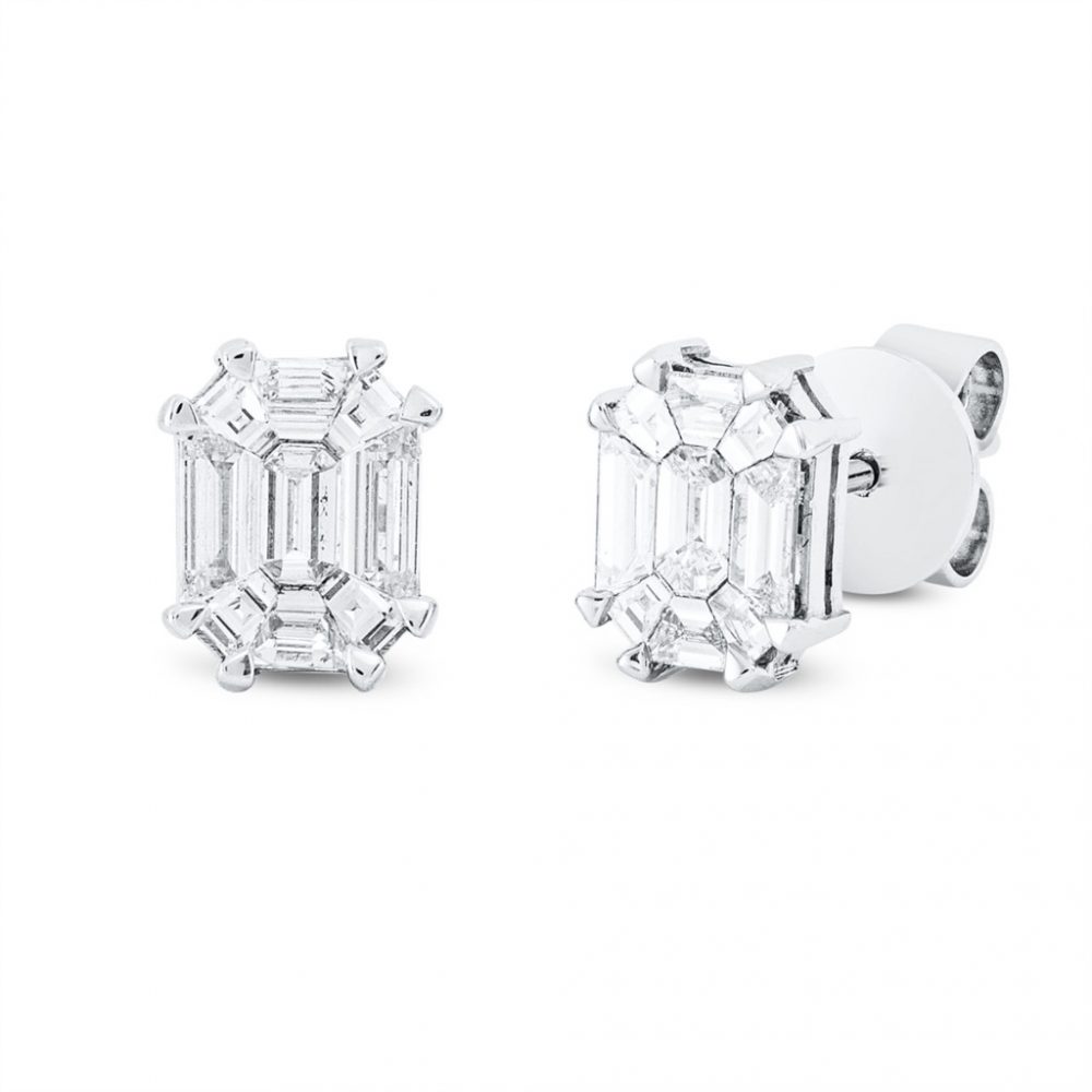 Whitegold Diamond Earrings