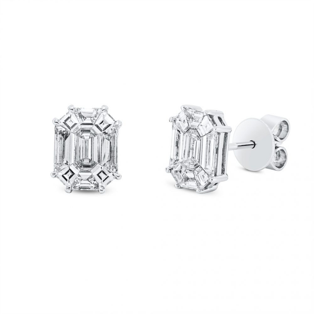 Whitegold Diamond Earrings