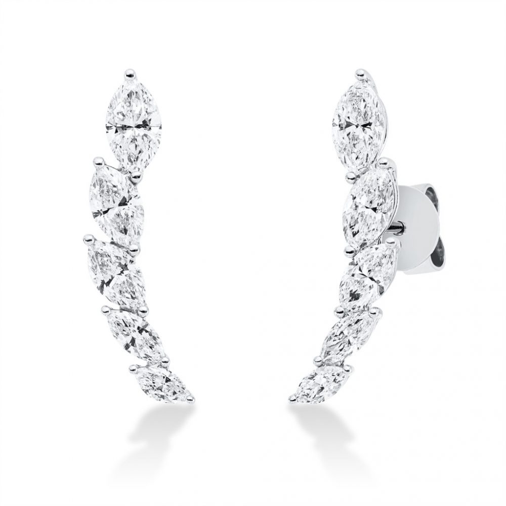 Whitegold Diamond Earrings