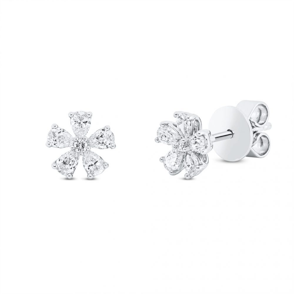 Whitegold Diamond Earrings