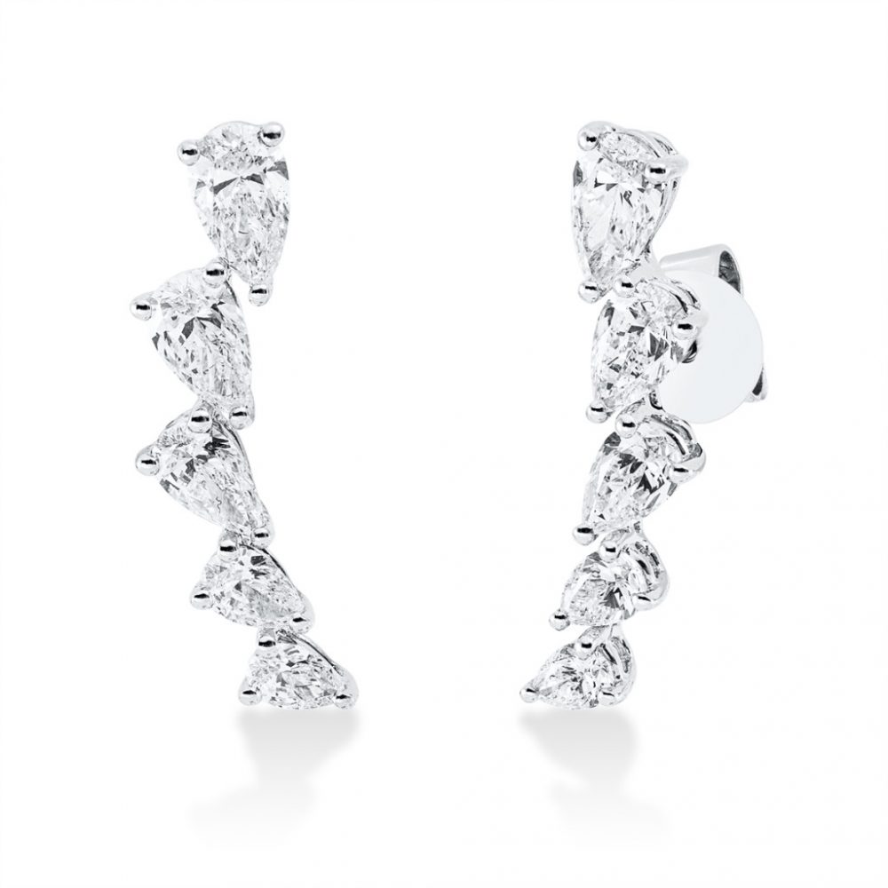 Whitegold Diamond Earrings