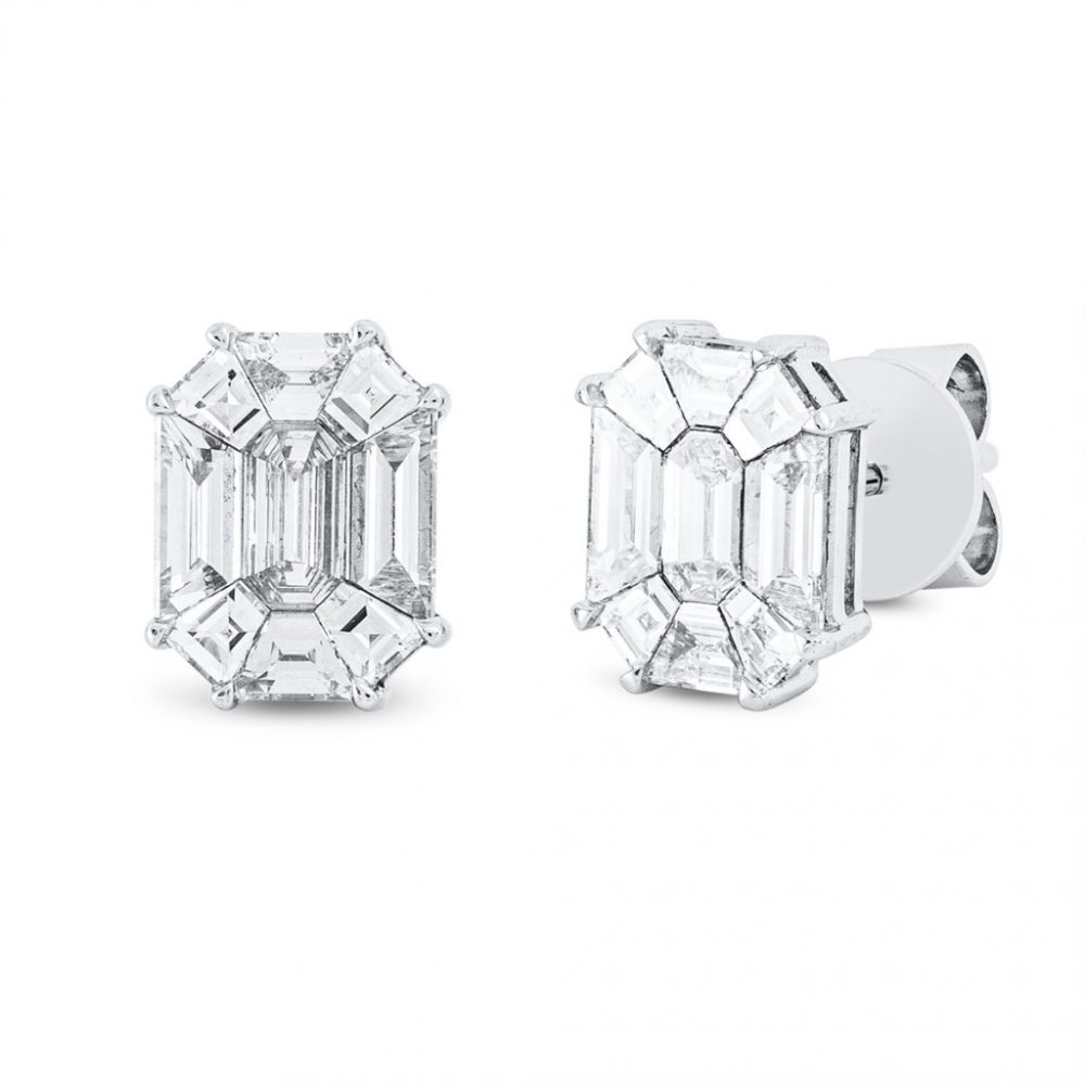 Whitegold Diamond Earrings