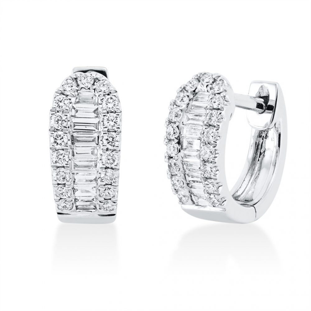 Whitegold Diamond Earrings