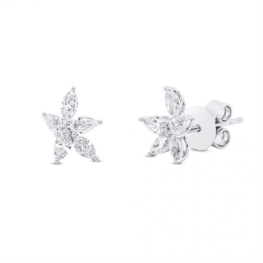 Whitegold Diamond Earrings