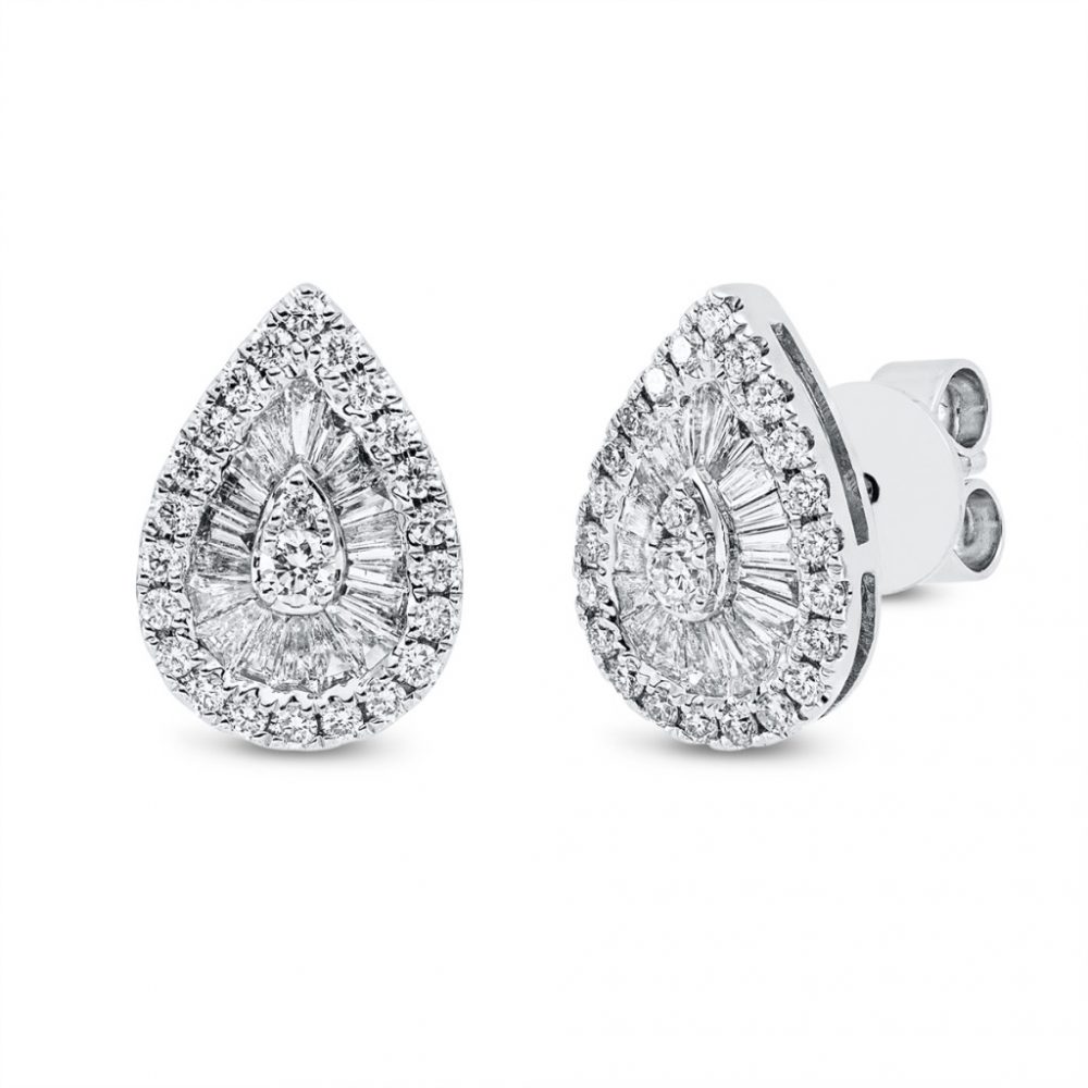 Whitegold Diamond Earrings