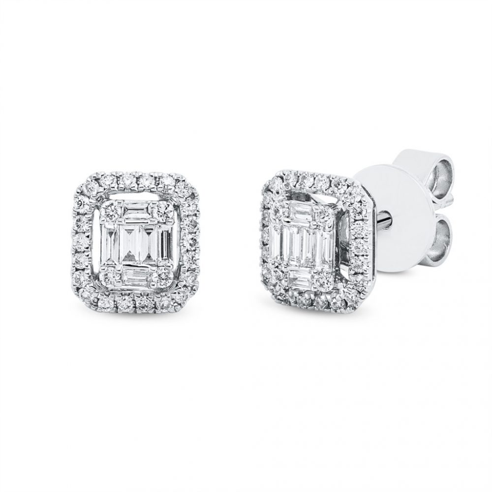 Whitegold Diamond Earrings