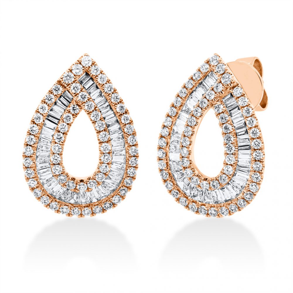 Redgold Diamond Earrings