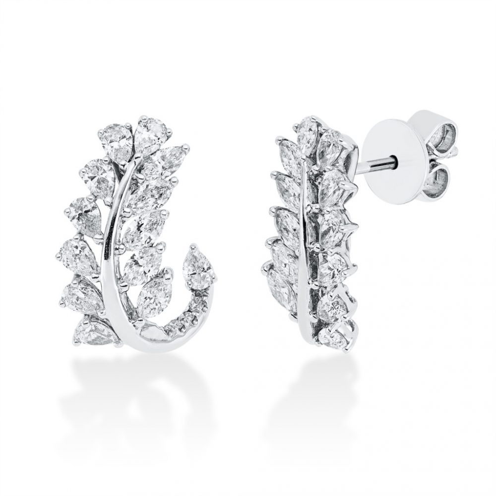 Whitegold Diamond Earrings