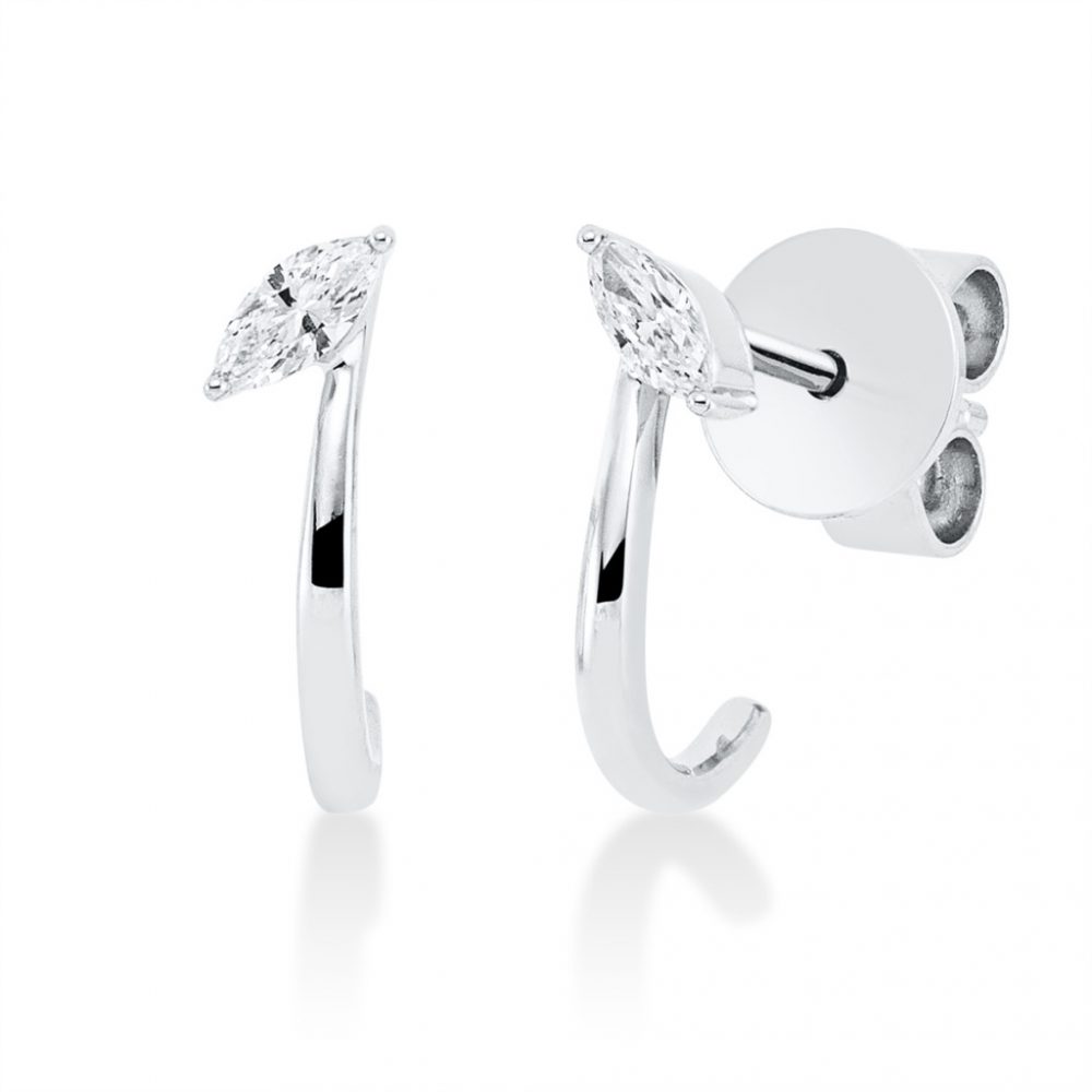 Whitegold Diamond Earrings