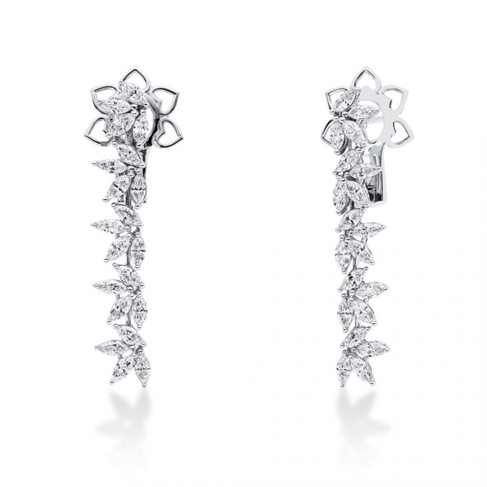 Whitegold Diamond Earrings