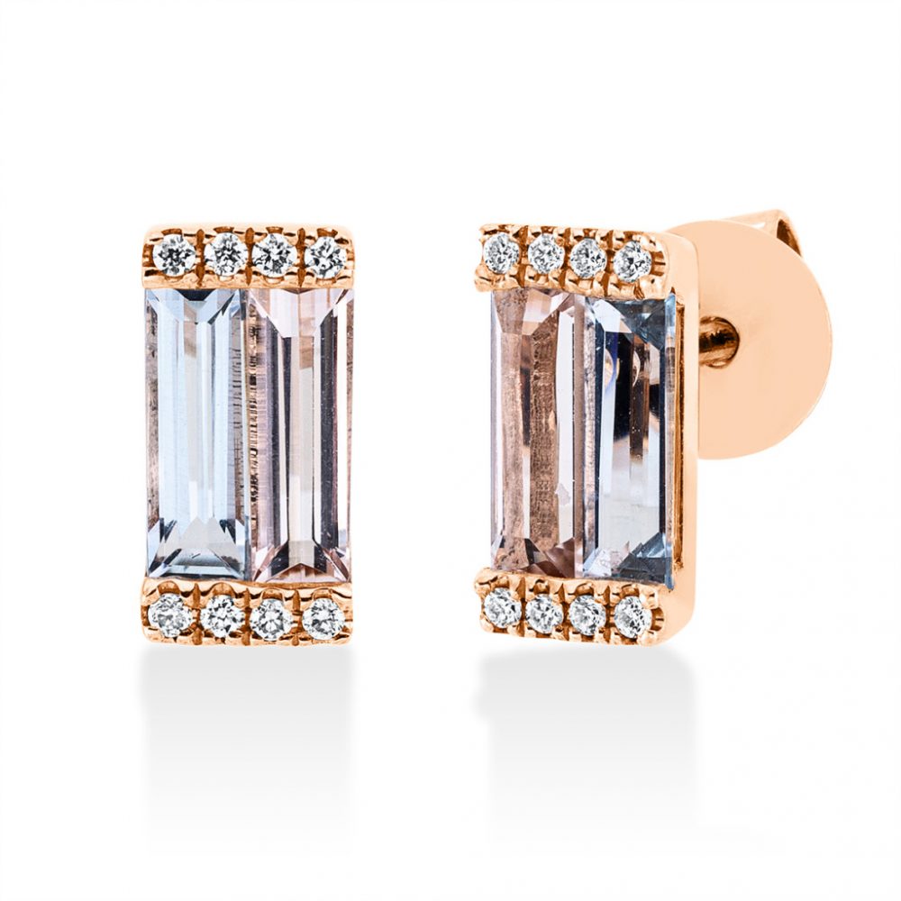 Redgold Aquamarine Earrings