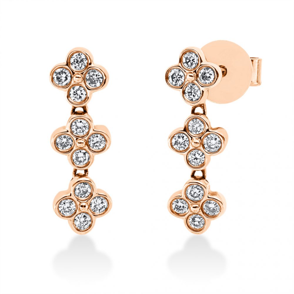 Redgold Diamond Earrings