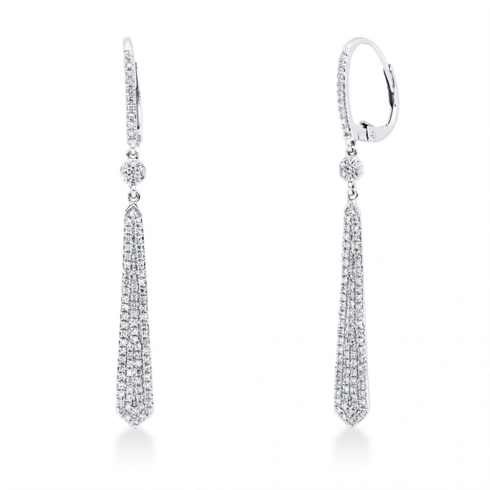 Whitegold Diamond Earrings