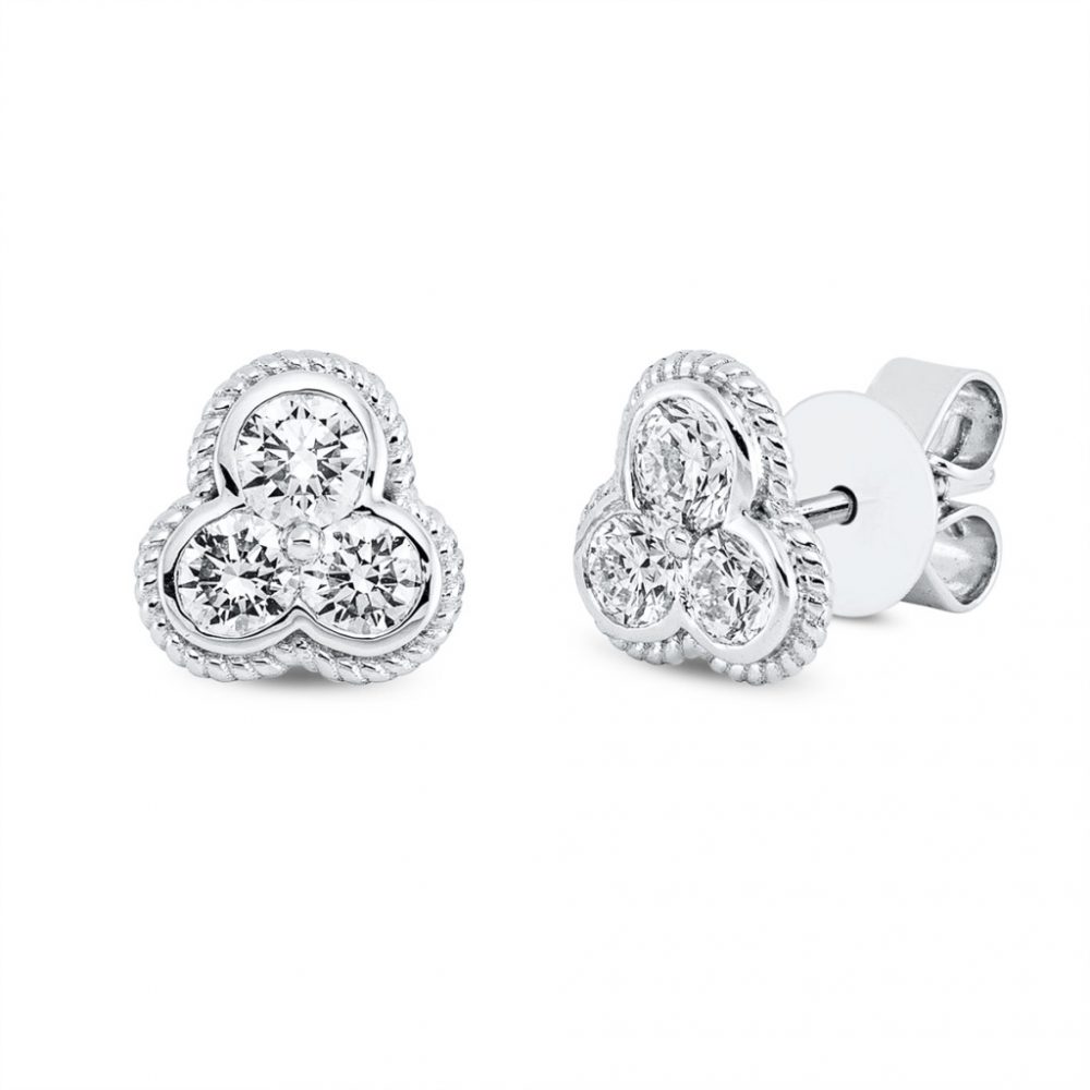 Whitegold Diamond Earrings