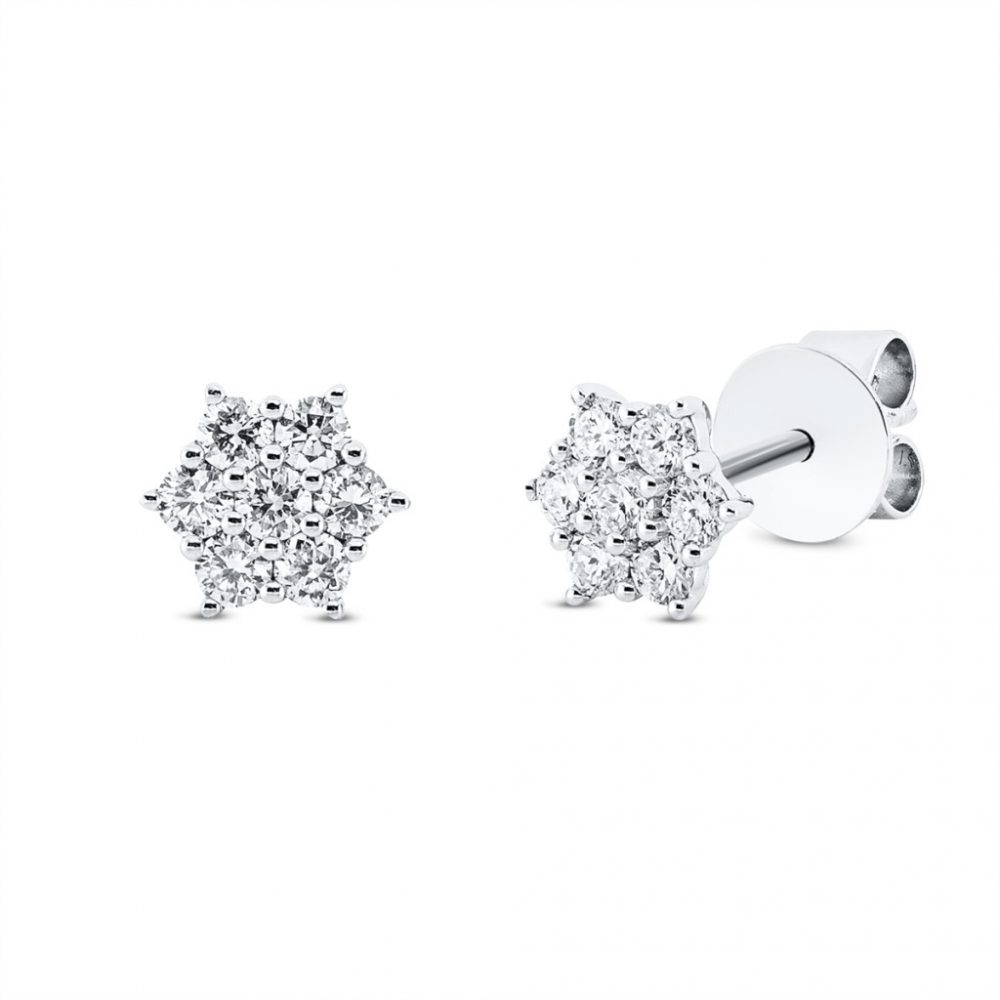 Whitegold Diamond Earrings