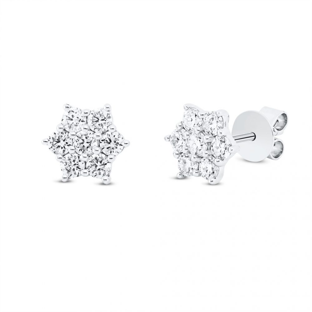 Whitegold Diamond Earrings