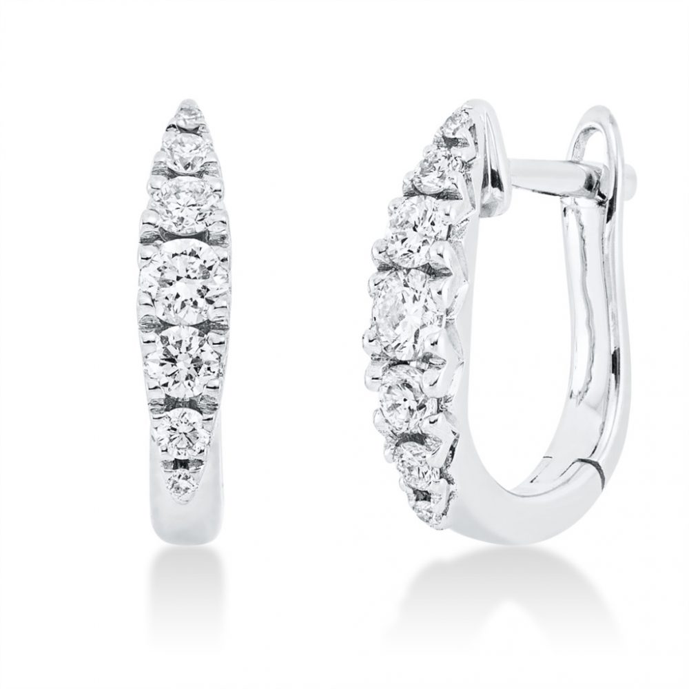 Whitegold Diamond Earrings