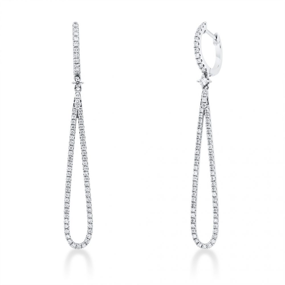 Whitegold Diamond Earrings