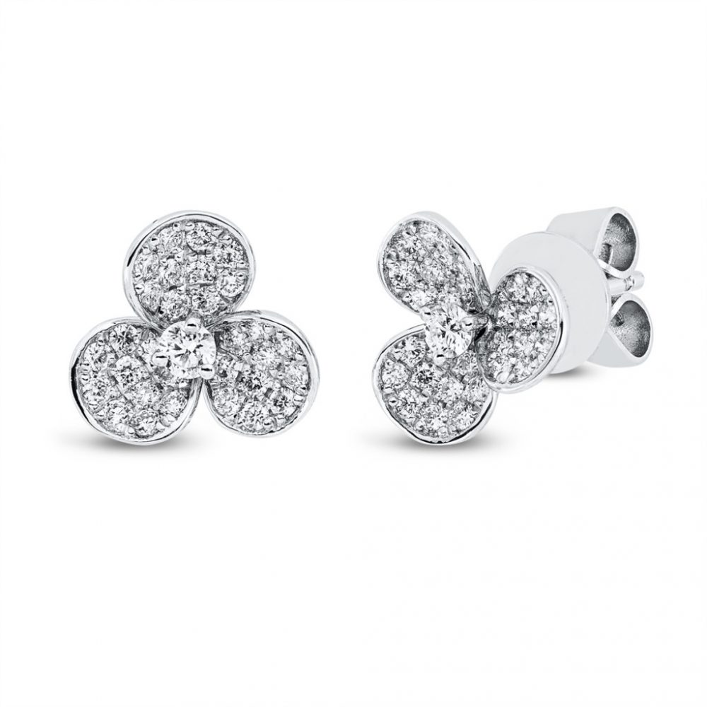 Whitegold Diamond Earrings