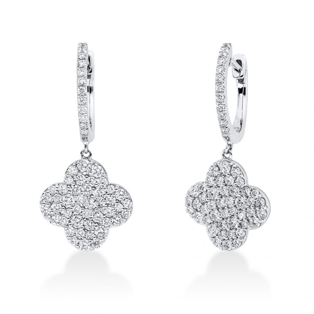 Whitegold Diamond Earrings