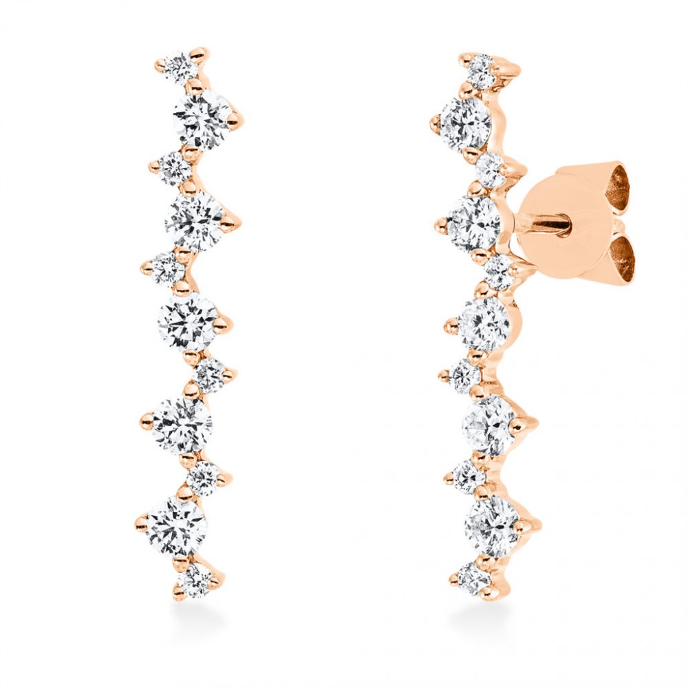 Redgold Diamond Earrings