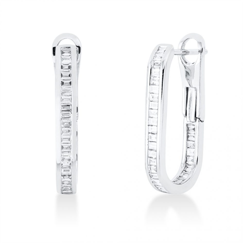 Whitegold Diamond Earrings