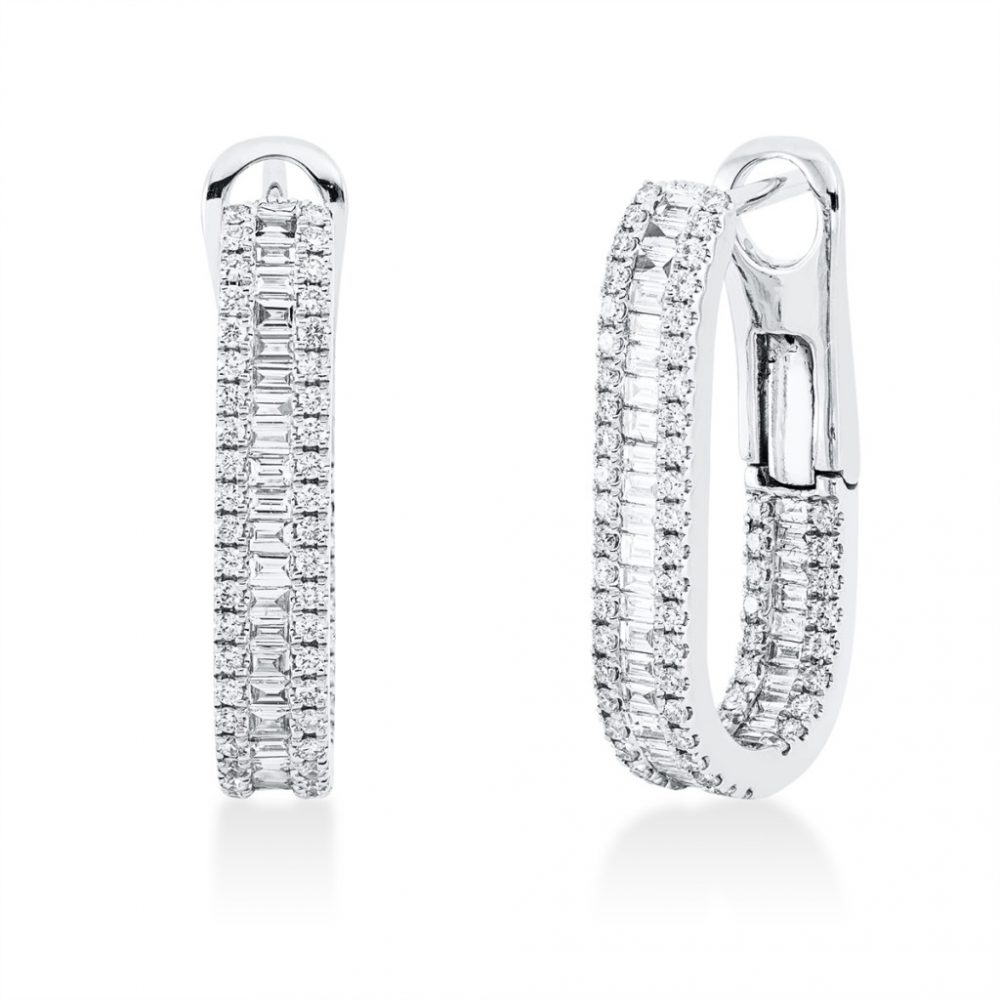 Whitegold Diamond Earrings