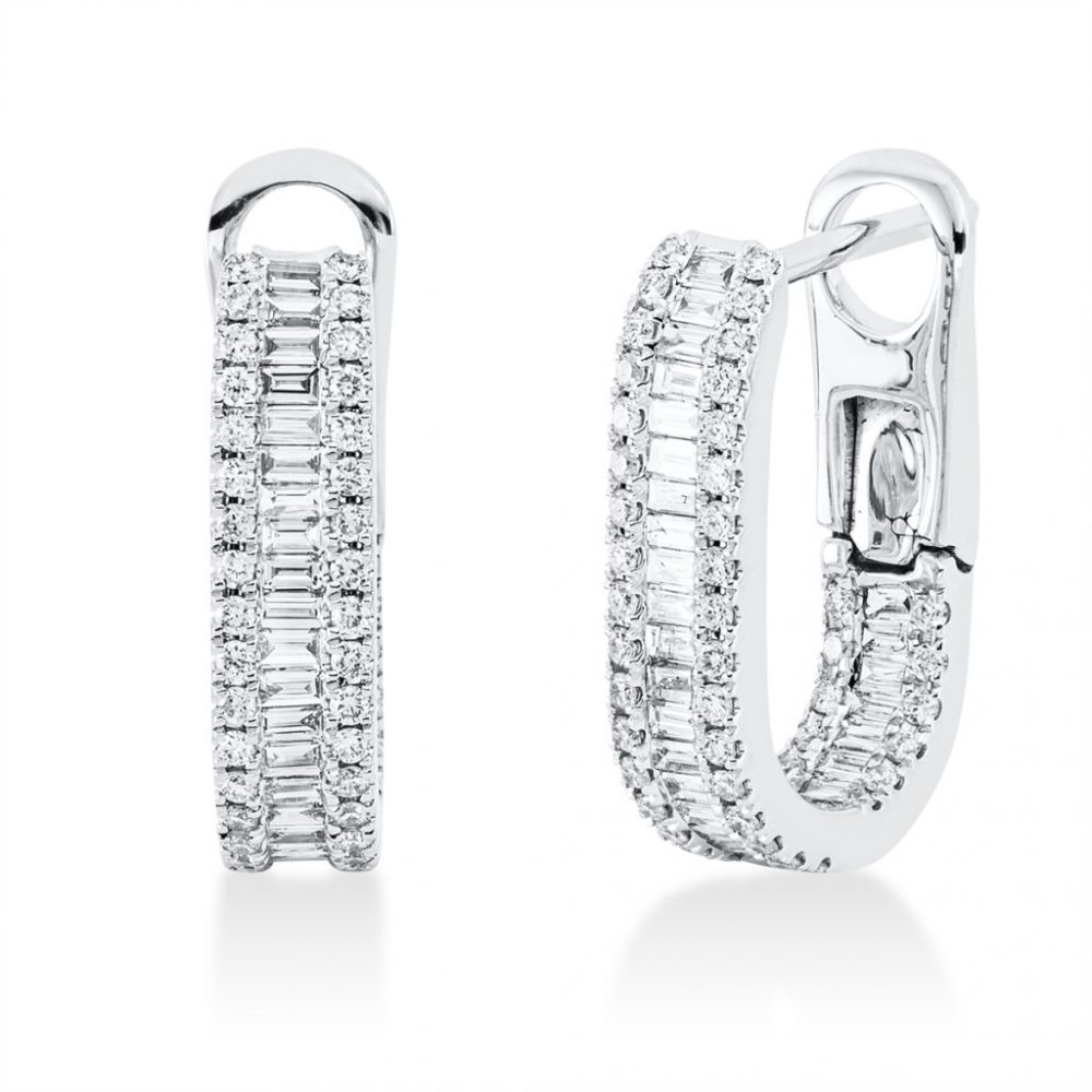 Whitegold Diamond Earrings