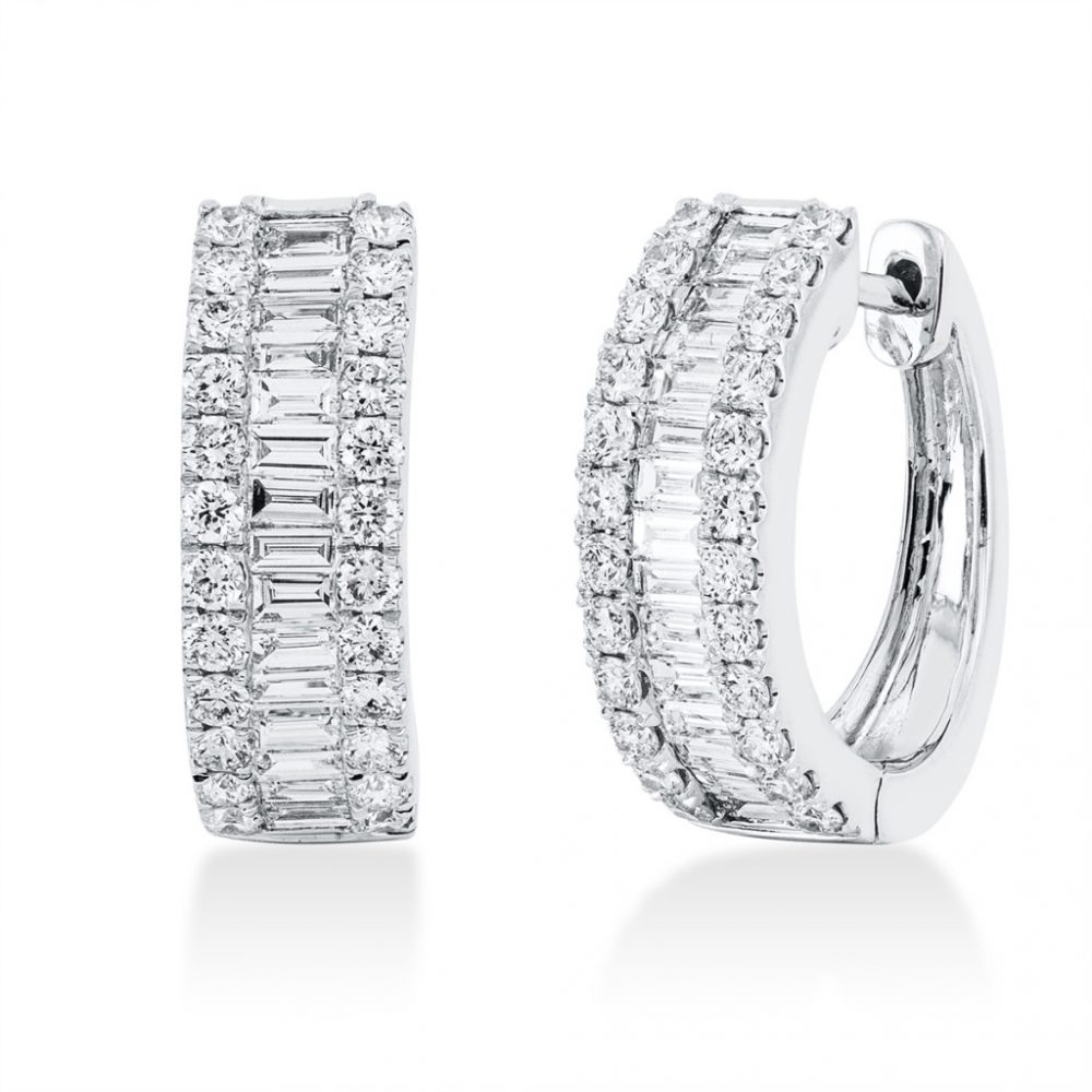 Whitegold Diamond Earrings