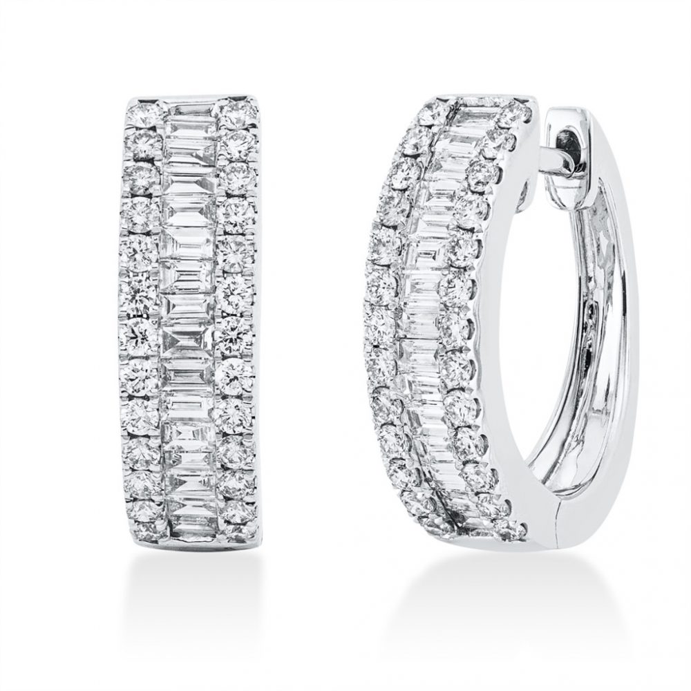 Whitegold Diamond Earrings