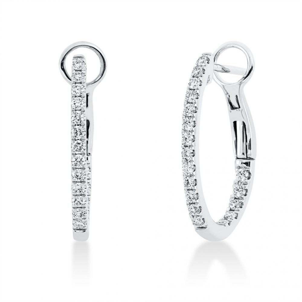 Whitegold Diamond Earrings