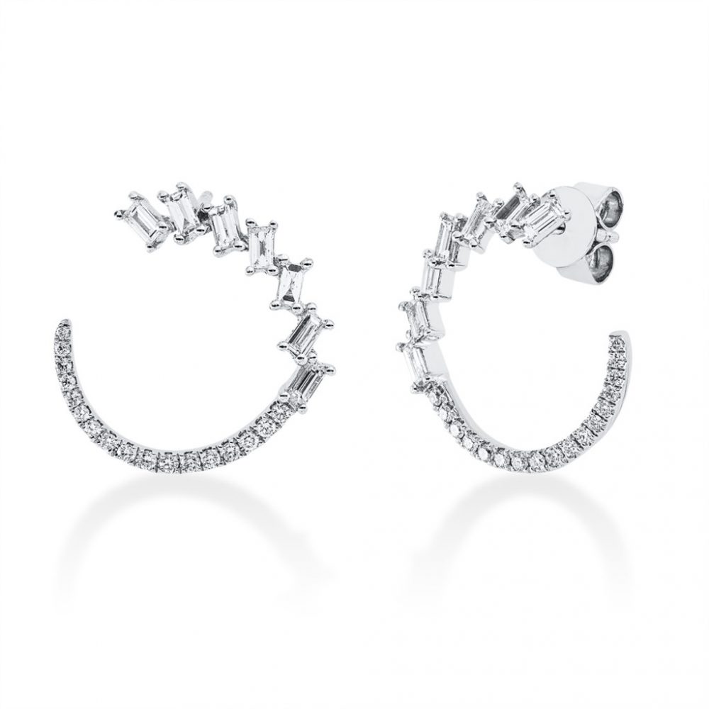 Whitegold Diamond Earrings