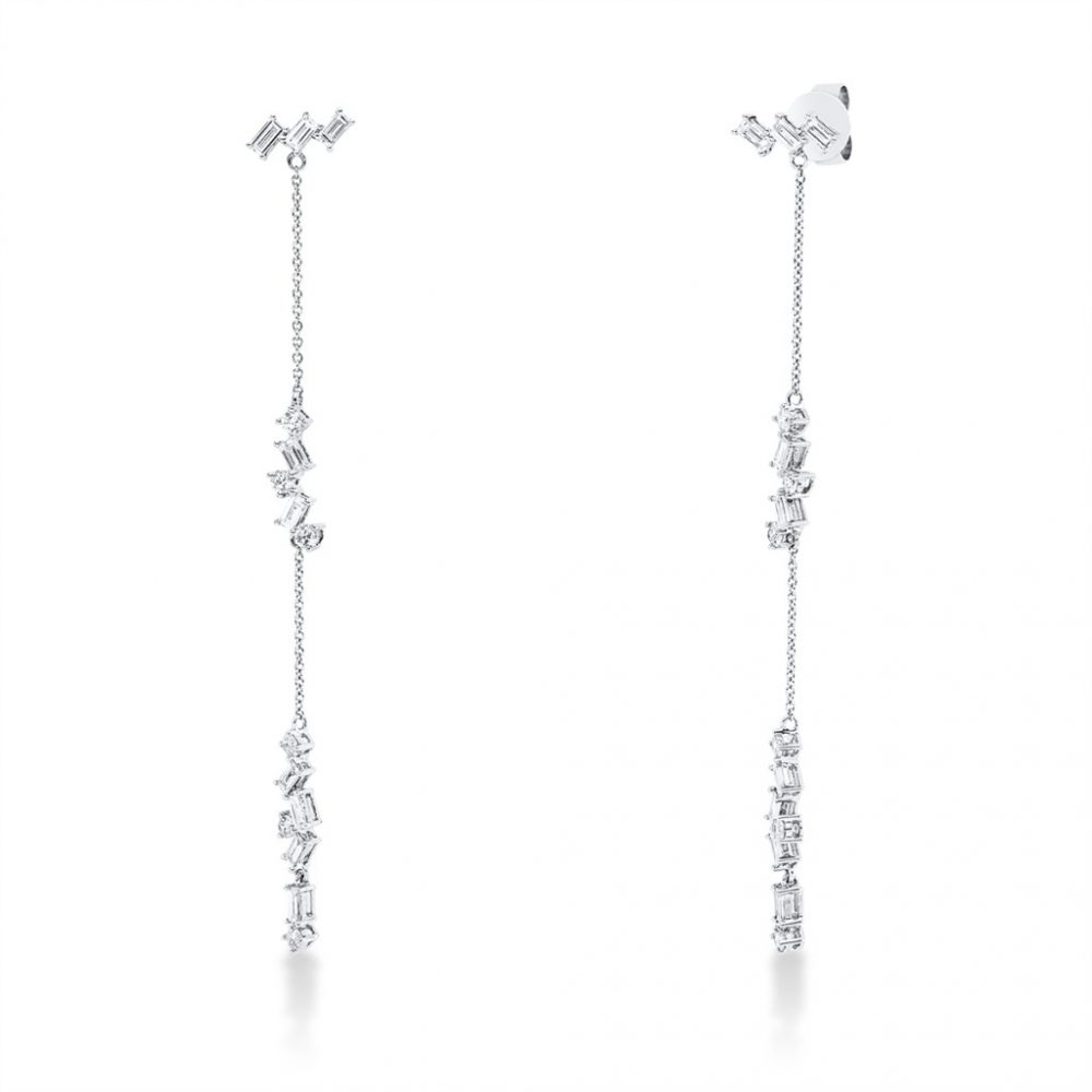 Whitegold Diamond Earrings