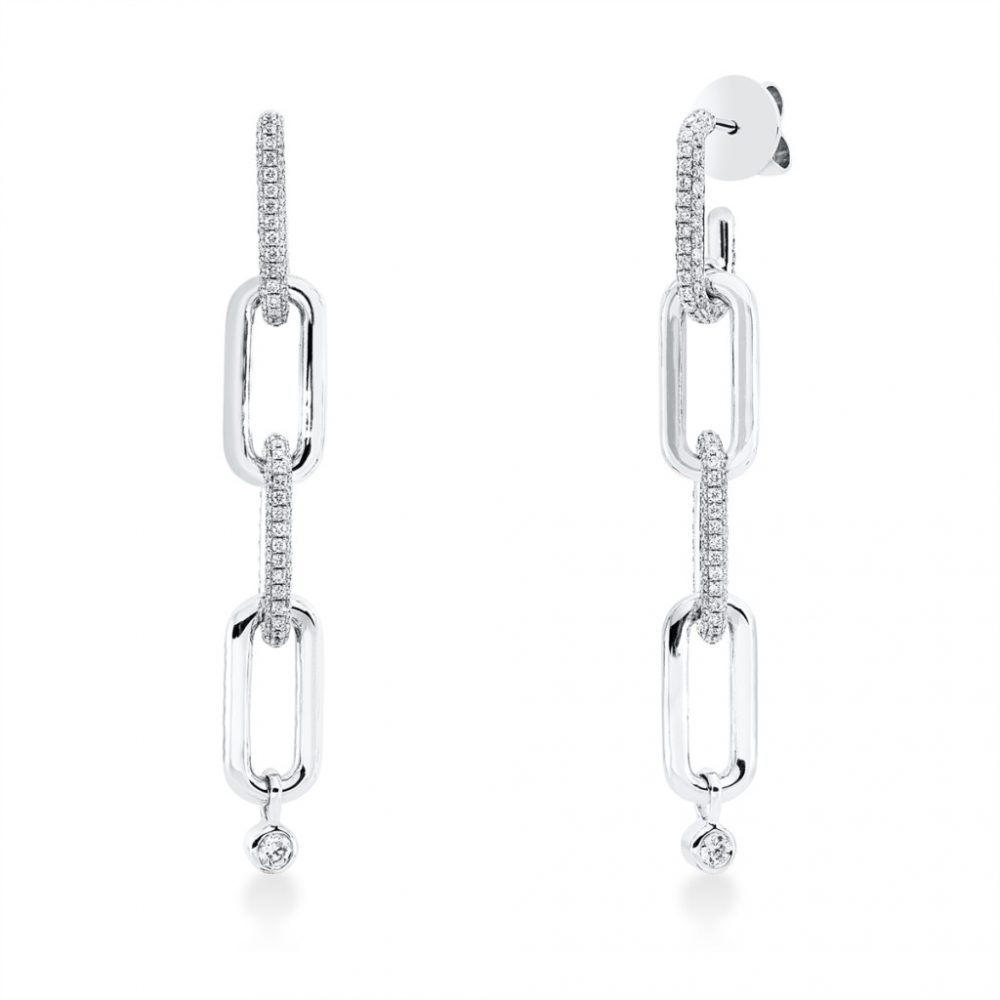 Whitegold Diamond Earrings